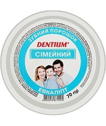 Зубной порошок Dentium семейный 70 г 